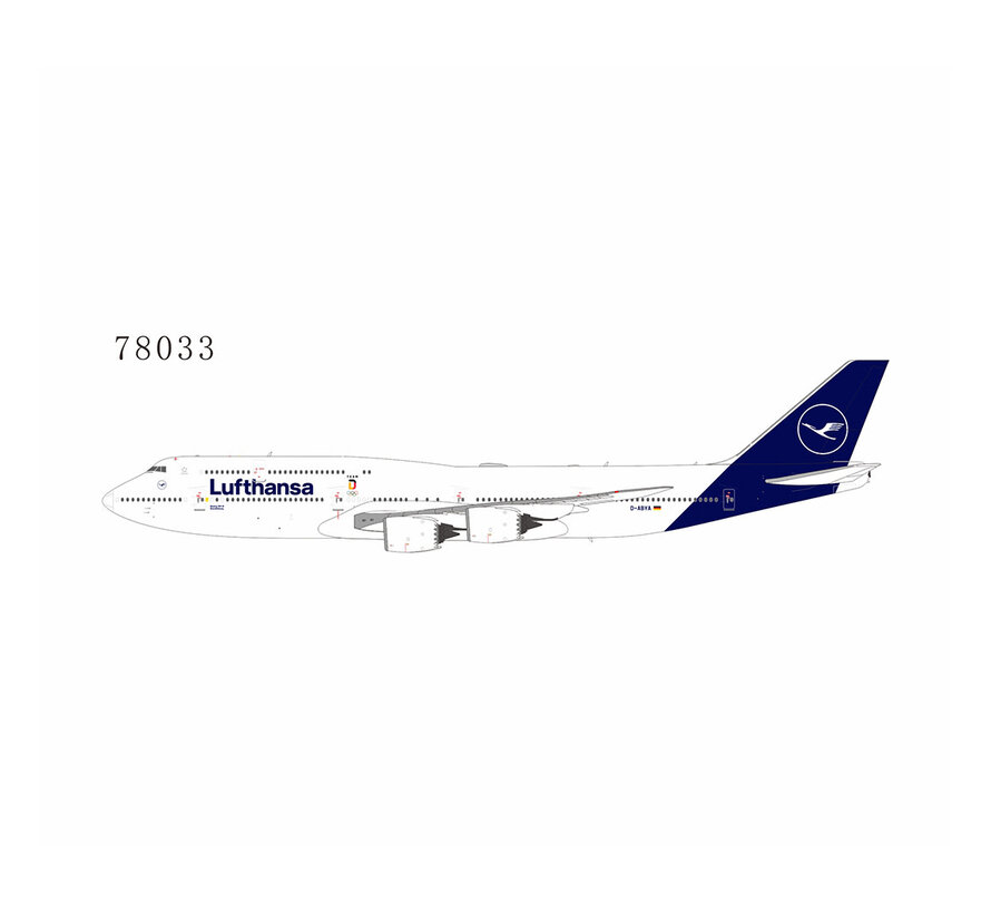B747-8 Lufthansa 2018 livery D-ABYA TEAM D 1:400