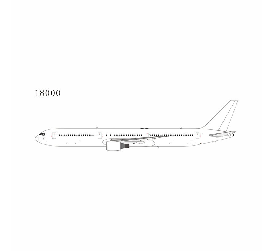 B767-400ER Blank white model 1:400  CF6 engines +New Arrival+