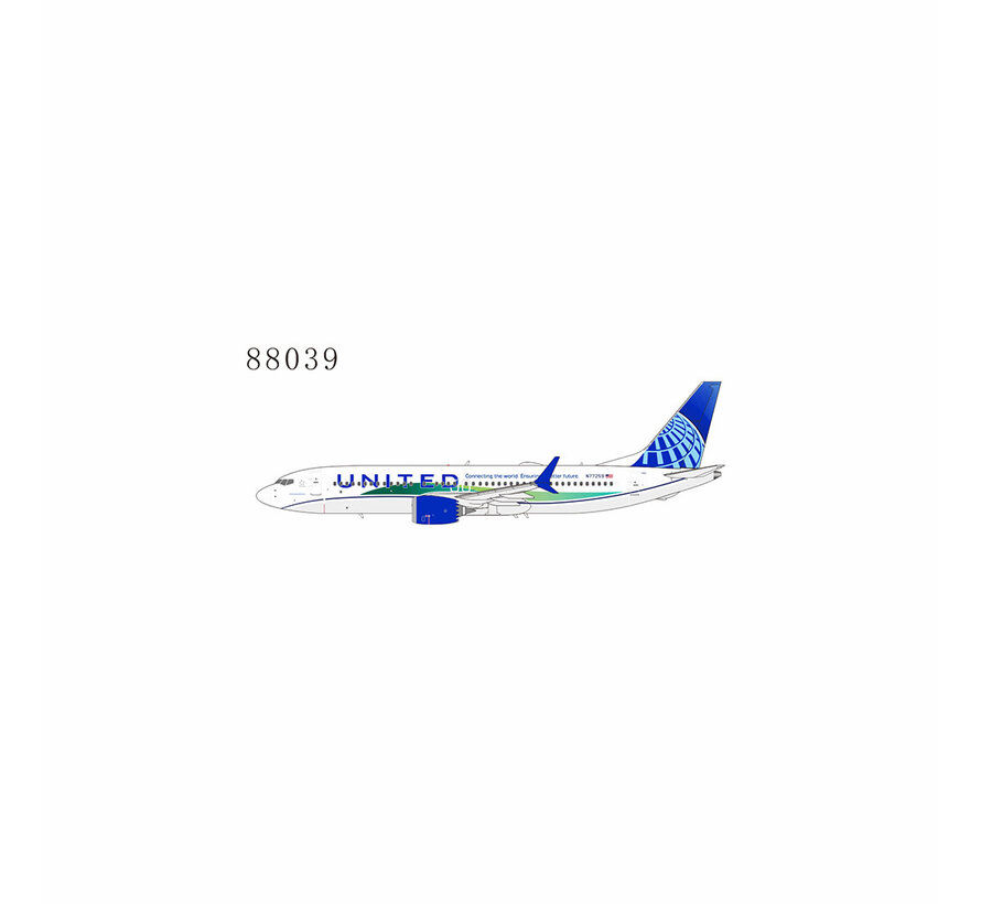 B737-8 Max United Airlines Connecting the world. Ensuring a better future N77259 1:400 +New Arrival+