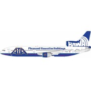 InFlight L1011 TriStar ATA Pleasant Hawaiian Holidays N192AT 1:200 with stand  +New Arrival+