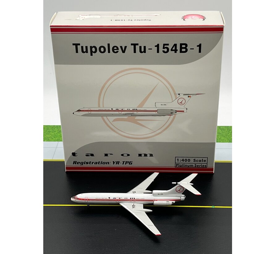 Tu154B Tarom old livery YR-TPG 1:400 +New Arrival+