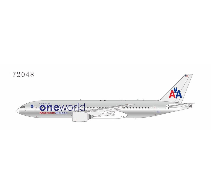 B777-200ER American oneworld AA N791AN 1:400 polished