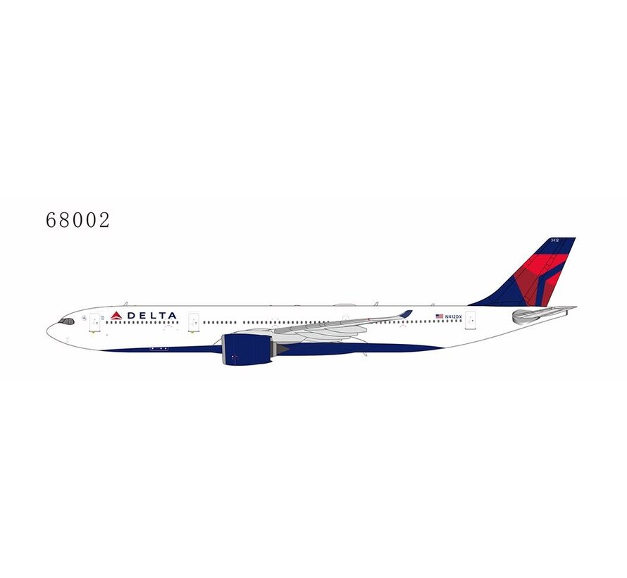 A330-900 Delta Air Lines N412DX 1:400  +NEW MOULD+