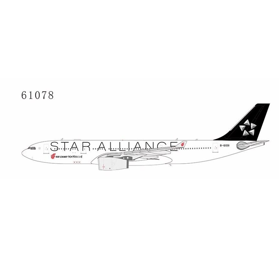 A330-200 Air China Star Alliance B-6091 1:400