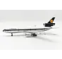 DC10-30 Lufthansa old livery silver belly D-ADCO 1:200 polished with stand