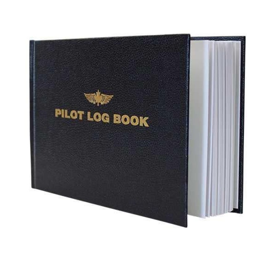 Pilot Logbook Small Black hardcover 8 3/4" x 5 1/2"
