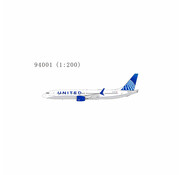 NG Models B737-9 MAX United Airlines Blue Evolution livery N375551:200 w/stand +New Mould+ +New Arrival+