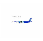 NG Models B737-10 MAX United Airlines ecoDemonstrator Explorer N27602 1:200 with stand +New Mould+ +New arrival+
