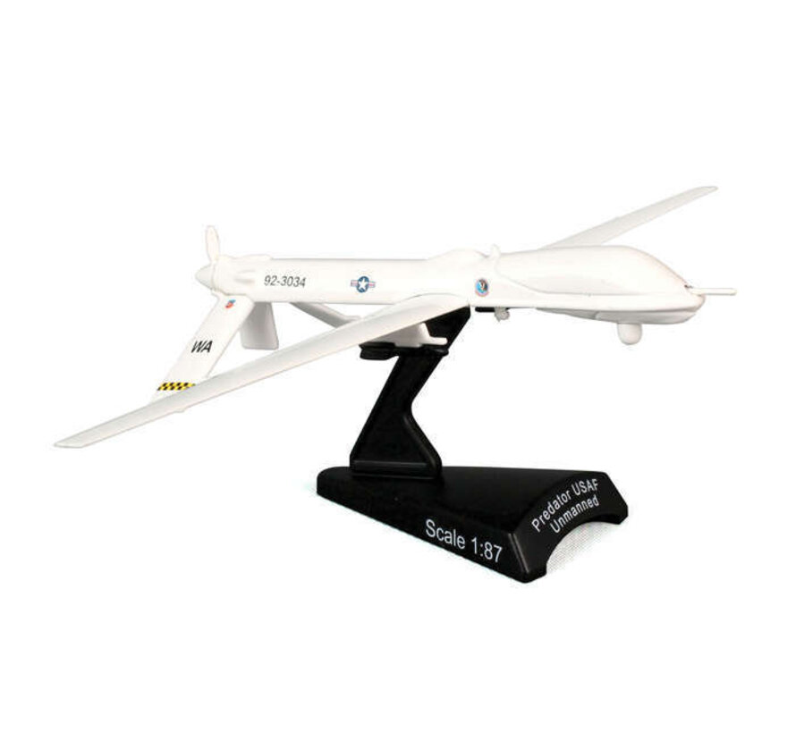 RQ1 Predator USAF Nellis AFB WA Hellfire 1:87 with stand