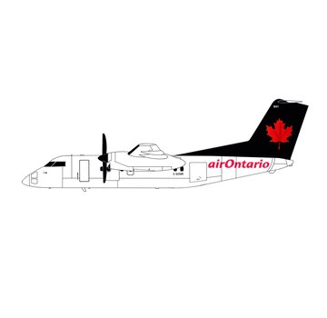 3D Design Deck dash-8-100 air Ontario dark green tail C-GONR 1:200 (3d printed resin)