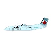 3D Design Deck dash-8-300 Air Canada express jazz Ice Blue livery C-GTAG 1:400 (3D Printed Resin)