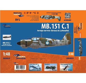 DoraWings MB.151C.1 Foreign Service [Greek & Luftwaffe] 1:48
