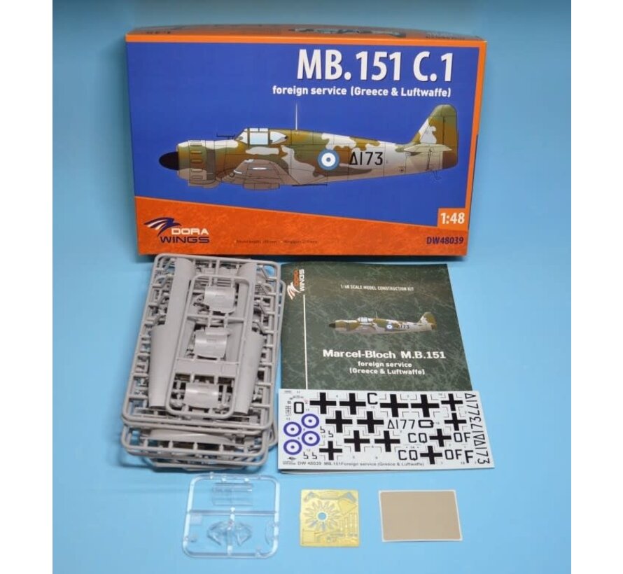 MB.151C.1 Foreign Service [Greek & Luftwaffe] 1:48