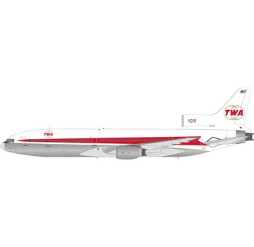 InFlight L1011 Tristar TWA Starstream N41020 1:200 polished with stand +New arrival+