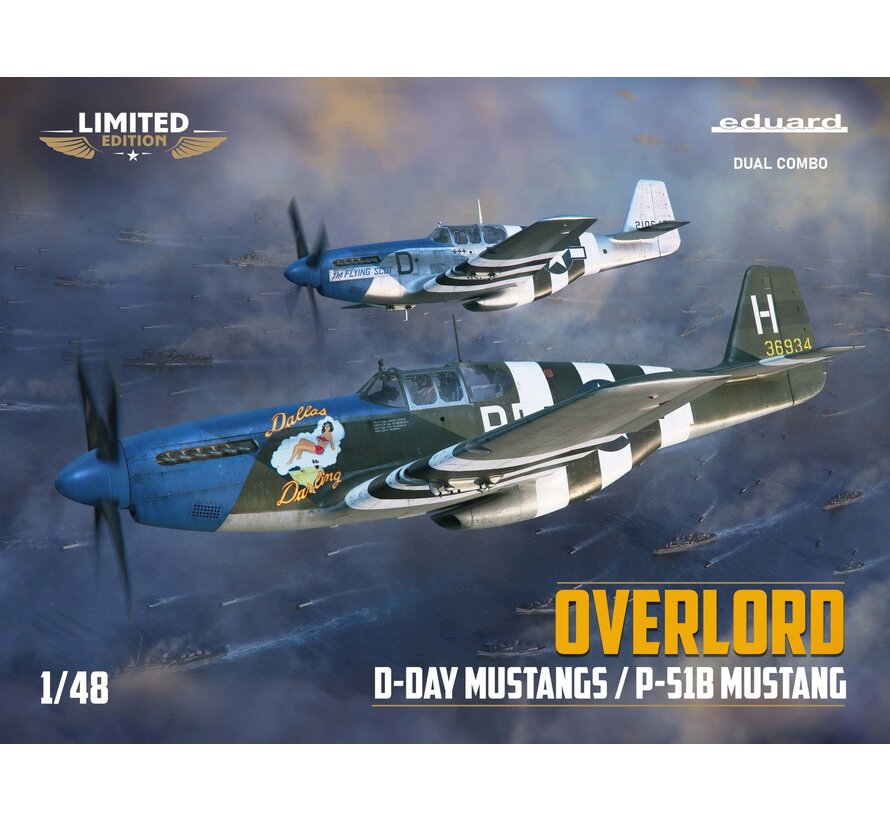 OVERLORD: D-DAY MUSTANGS 1:48 New tool Dual combo limited edition