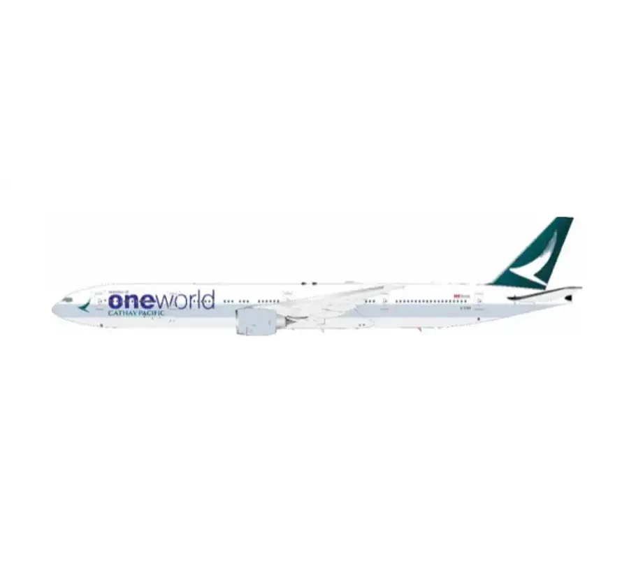B777-300ER Cathay Pacific Oneworld 1:200 B-KQN with stand +new Arrival+