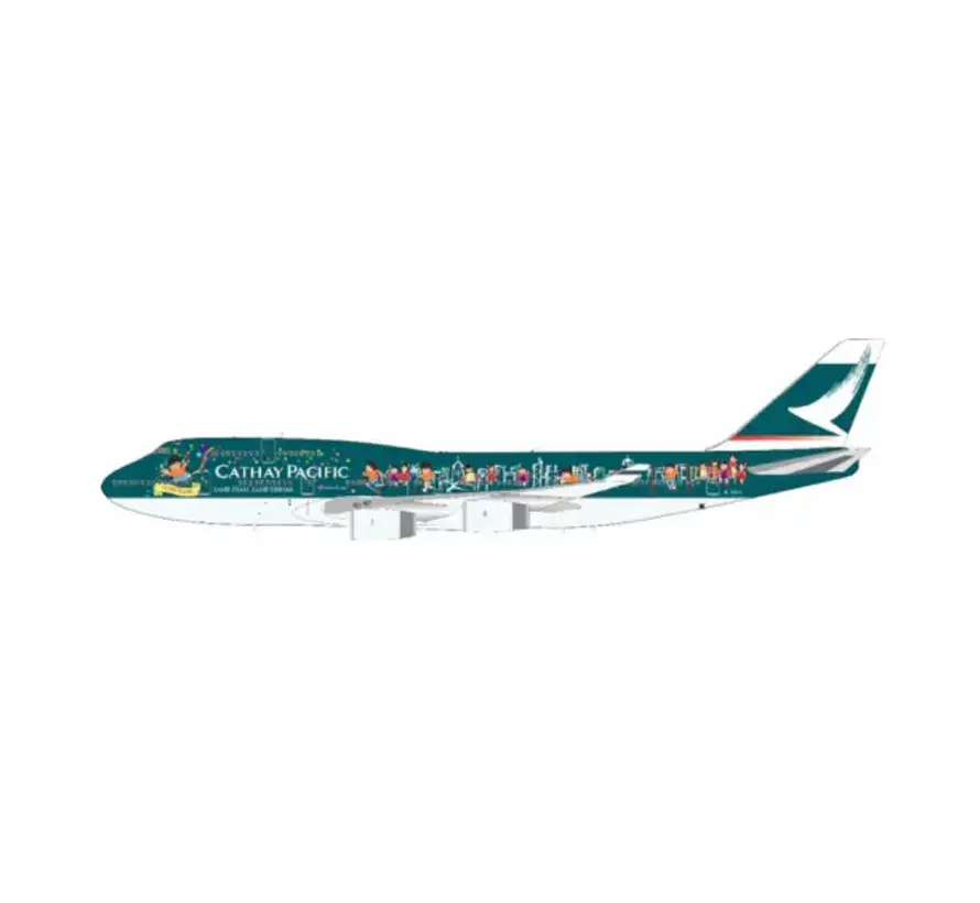 B747-400 Cathay Pacific Airways Spirit of Hong Kong B-HOX 1:200 +New Arrival+