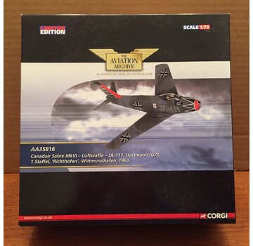 Corgi SABRE MKVI Luftwaffe JG71 'Hartmann' 1963 1:72 *Collection Sale