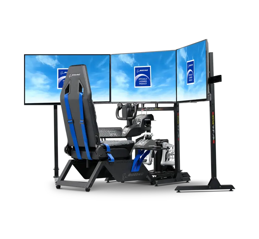 Flight Simulator Cockpit Chair Boeing Commercial Edition ** In-Store Pickup Only