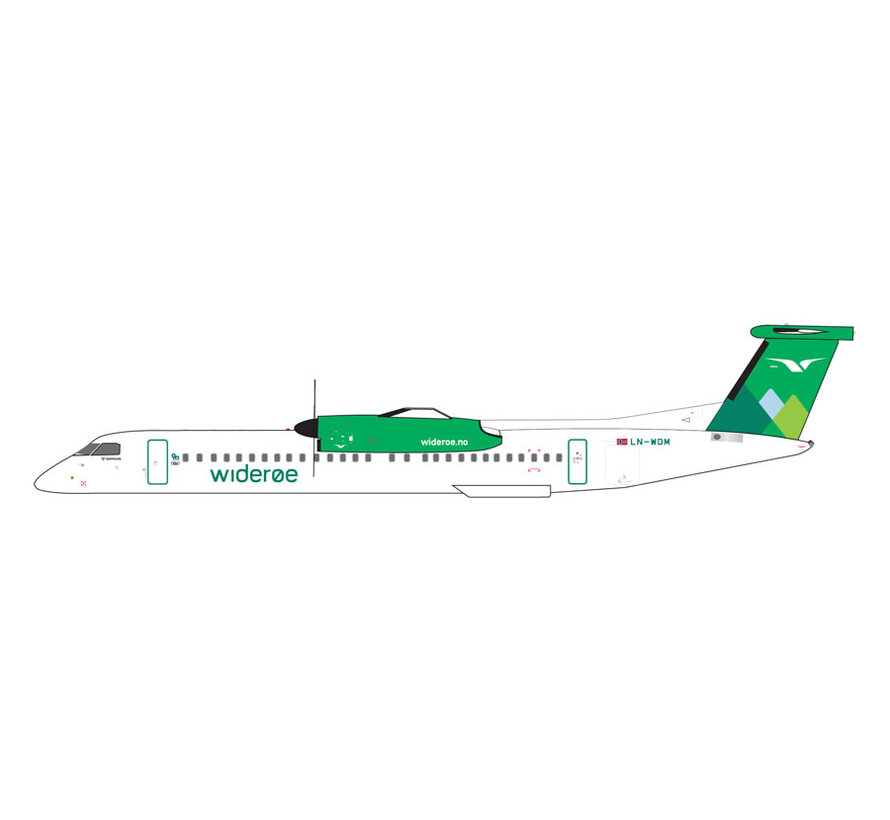Dash 8 Q400 WiderÃ¸e LN-WDM 1:400