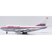 JC Wings B747SP Boeing House Colors N747SP 1:200 polished flaps down with stand