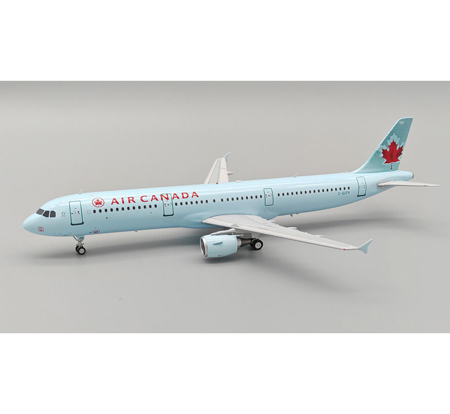 A321 Air Canada Ice Blue Livery C-GITY with stand 1:200 *New Arrival+