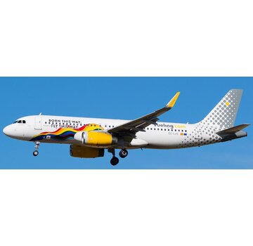 JC Wings Airbus A320S Vueling Born This Way, Fly This Way EC-LVS 1:400 sharklets *Pre-Order