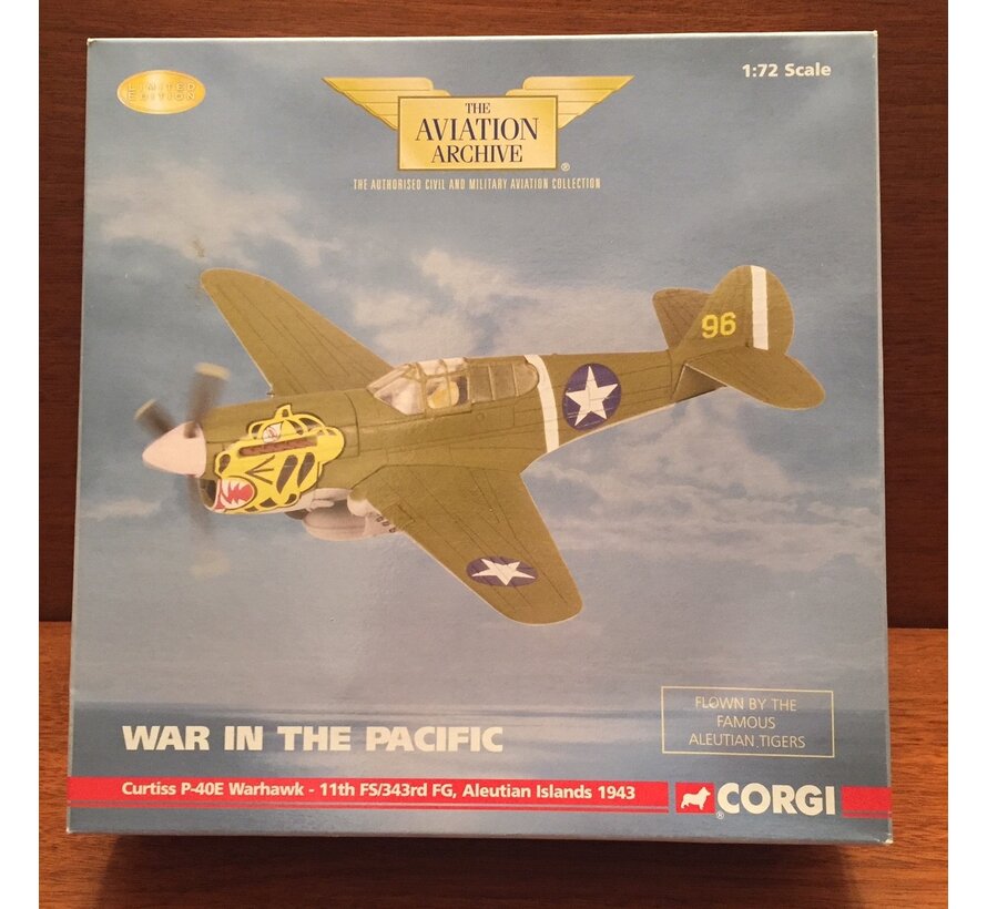 P40E Warhawk 11th FS/343rd FG, Aleutian Islands 1943 1:72 *Collection Sale