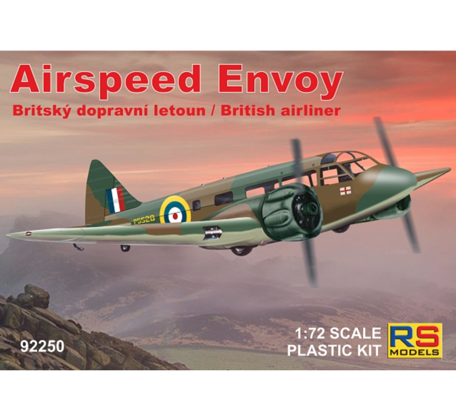 RS Models Airspeed Envoy with Cheetah engine 1:72