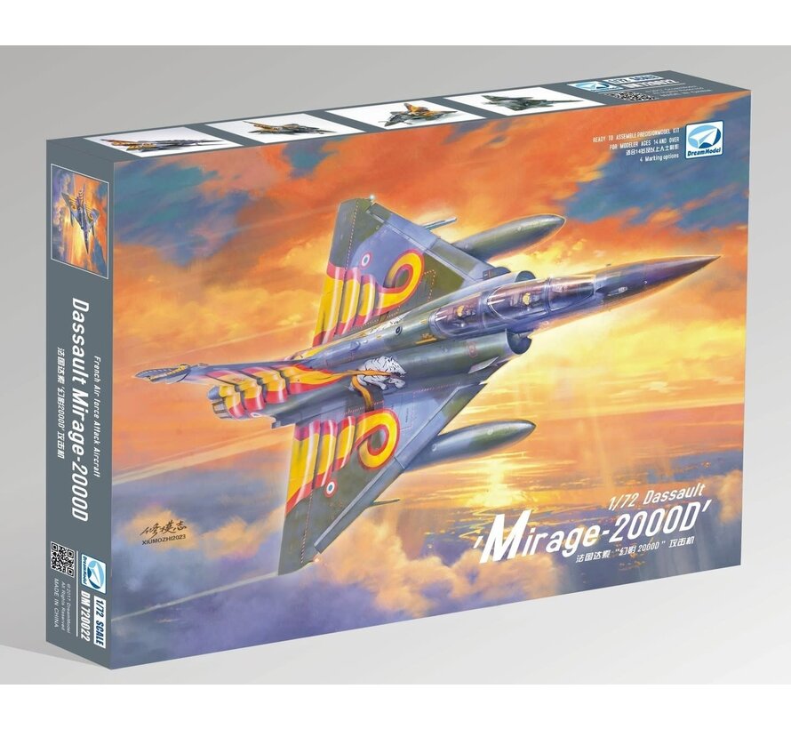 DREAM MODELS Mirage 2000D 1:72 [New 2024]