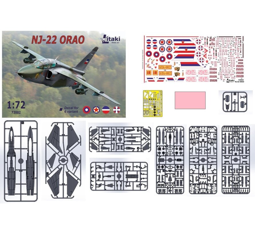 LITAKI Soko NJ-22 Orao two seater 1:72 New 2024