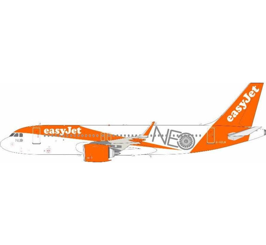 A320neo EasyJet Airline NEO title G-UZLW 1:200 with stand +New Arrival+