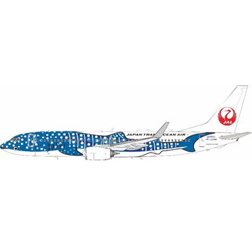 JFOX B737-800W Japan Transocean Air JTA Jinbei Jet blue livery JA05RK 1:200 winglets with stand +New arrival+