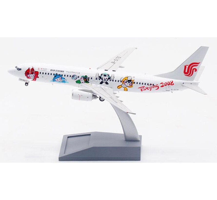 B737-800 Air China Beijing 2008 B-5176 1:200 (no winglets) *New Arrival+