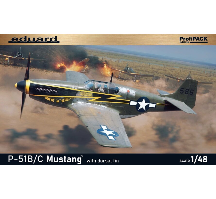 P-51B/C Mustang with dorsal fin 1:48 ProfiPACK