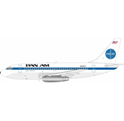 InFlight B737-200 Pan Am Pan American World Airways black titles blue cheatline N68AF 1:200 +New Arrival+