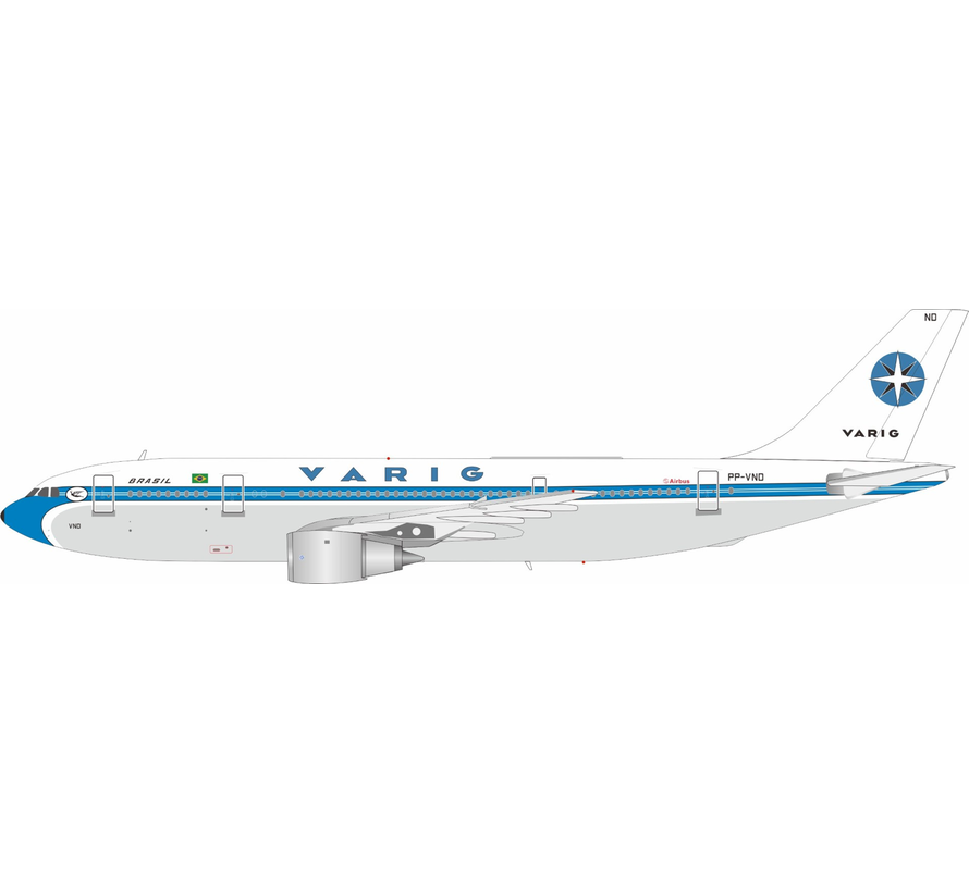 A300B4-203 Varig old livery PP-VND 1:200 with stand +new Arrival+
