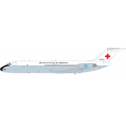 InFlight C-9A (DC9) Nightingale US Air Force MEDEVAC red cross 71-0880 1:200 with stand  +New Arrival+