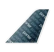 Plane Sticker Sticker Porter Airlines Tail