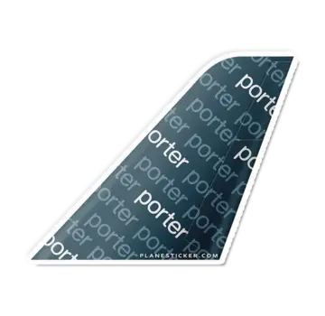 Plane Sticker Sticker Porter Airlines Tail