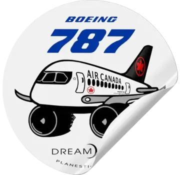 Plane Sticker Sticker Air Canada B787 Round