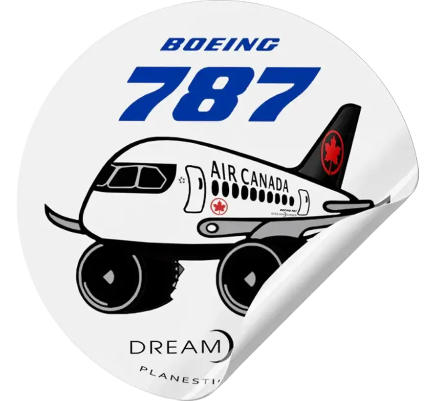 Sticker Air Canada B787 Round