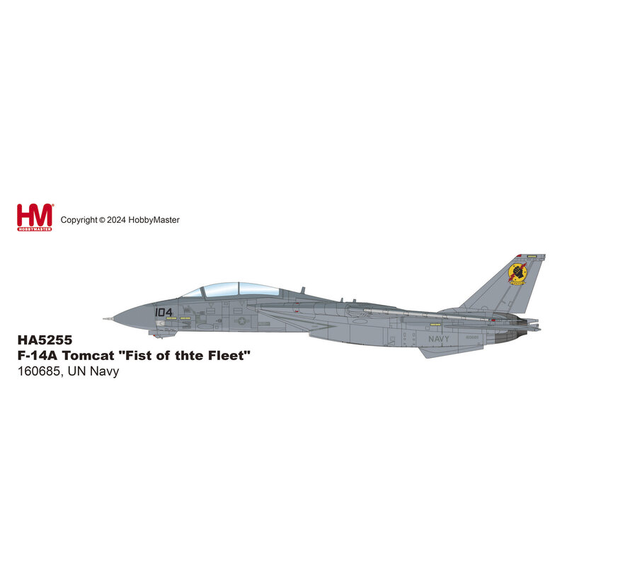 F14A Tomcat Fist of the Fleet 104 160685 US Navy 1:72 +NewArrival+