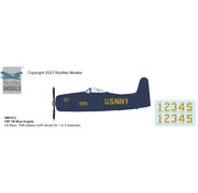 F8F1B Blue Angels US Navy 1946 season 1:72 (with decals for 1 to 5 airplanes)