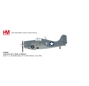 Hobby Master Grumman F4F-4 Battle of Midway WHITE11  Lt. Scott McCuskey VF-3 USS Yorktown 1:48 +NewArrival+