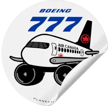 Plane Sticker Sticker Air Canada Boeing 777 Round