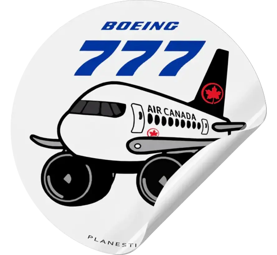 Sticker Air Canada Boeing 777 Round