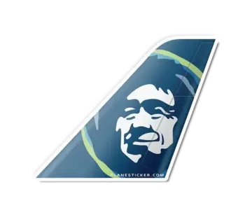 Plane Sticker Sticker Alaska Airlines Tail