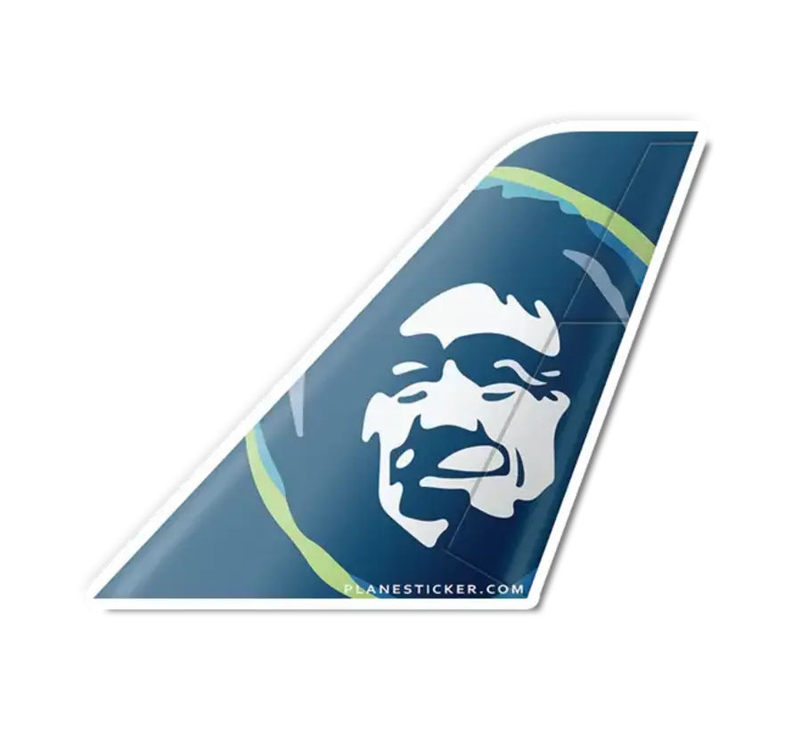 Sticker Alaska Airlines Tail