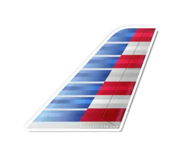 Plane Sticker Sticker American Airlines Tail